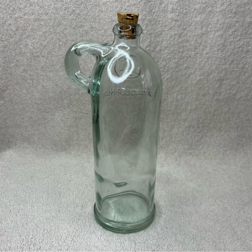 Vintage Glass Bottle w/Cork Gin Xoriguer-Mahon Menorca, Spain 16oz VTG 90s Retro - Picture 3 of 13